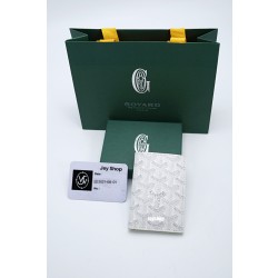 (판매 완료)고야드 Goyard SAINT PIERRE CARD HOLDER 화이트