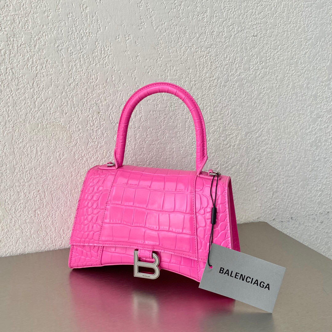 발렌시아가 Balenciaga 5935461 Hourglass 스몰 핸드백 23cm