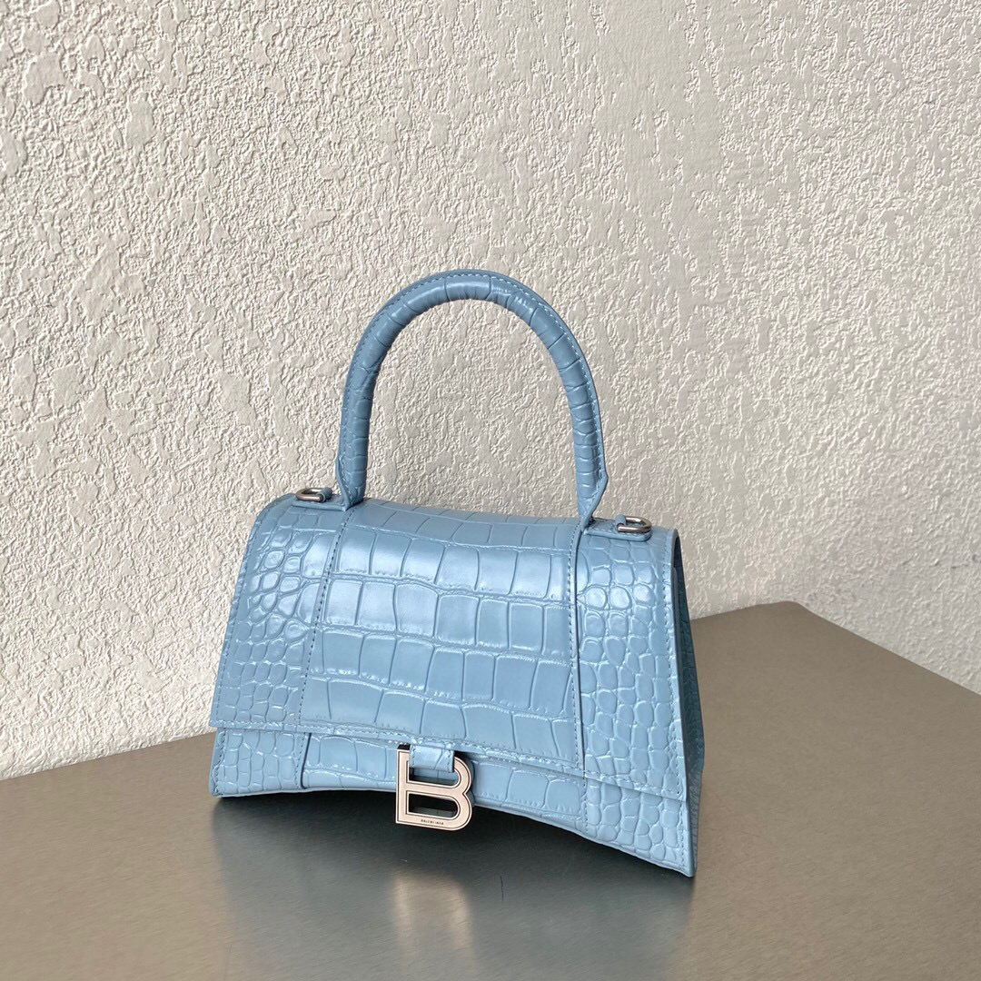 발렌시아가 Balenciaga 5935461 Hourglass 스몰 핸드백 23cm