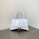 발렌시아가 Balenciaga 5935461 Hourglass 스몰 핸드백 화이트 23cm