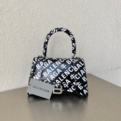 발렌시아가 Balenciaga 5935461 Hourglass 스몰 핸드백 23cm