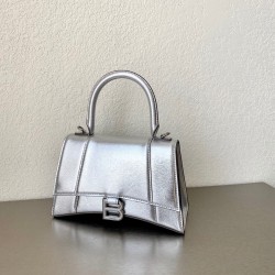 발렌시아가 Balenciaga 5935461 Hourglass 스몰 핸드백 23cm