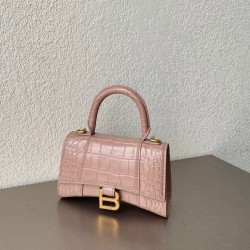 발렌시아가 Balenciaga 5928331 Hourglass XS 핸드백 19cm