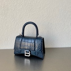 발렌시아가 Balenciaga 5928331 Hourglass XS 핸드백 19cm