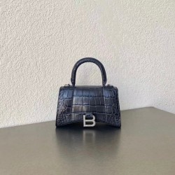 발렌시아가 Balenciaga 5928331 Hourglass XS 핸드백 19cm