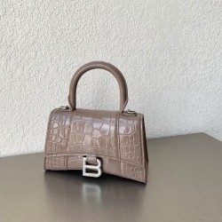 발렌시아가 Balenciaga 5928331 Hourglass XS 핸드백 카키색 19cm