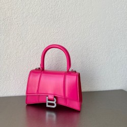 발렌시아가 Balenciaga 5928331 Hourglass XS 핸드백 19cm