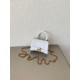 발렌시아가 Balenciaga 664676 HOURGLASS 체인 미니 TOP HANDLE 백 12cm