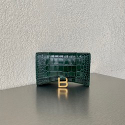 발렌시아가 Balenciaga 656050 글리터 머티리얼 Hourglass 체인 월렛 19cm