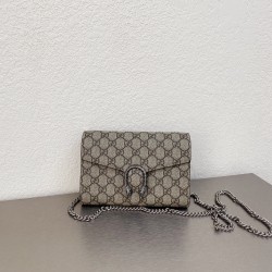 구찌 Gucci 401231 Dionysus Supreme [디오니서스] GG 수프림 체인 지갑 20cm