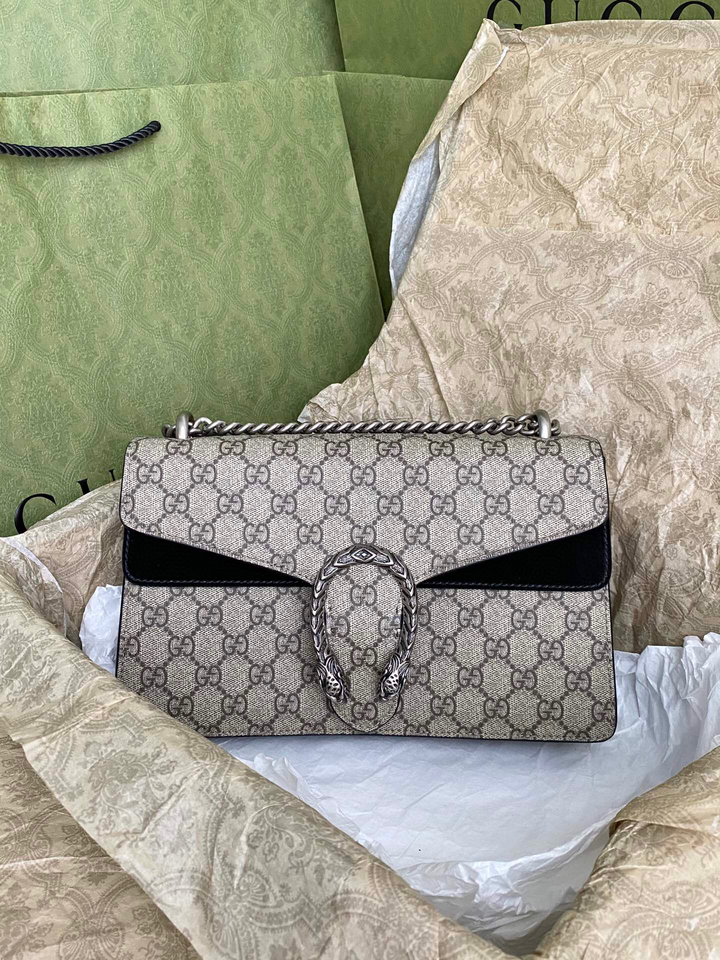 구찌 Gucci 400249 [디오니서스] 스몰 GG 숄더백 28cm