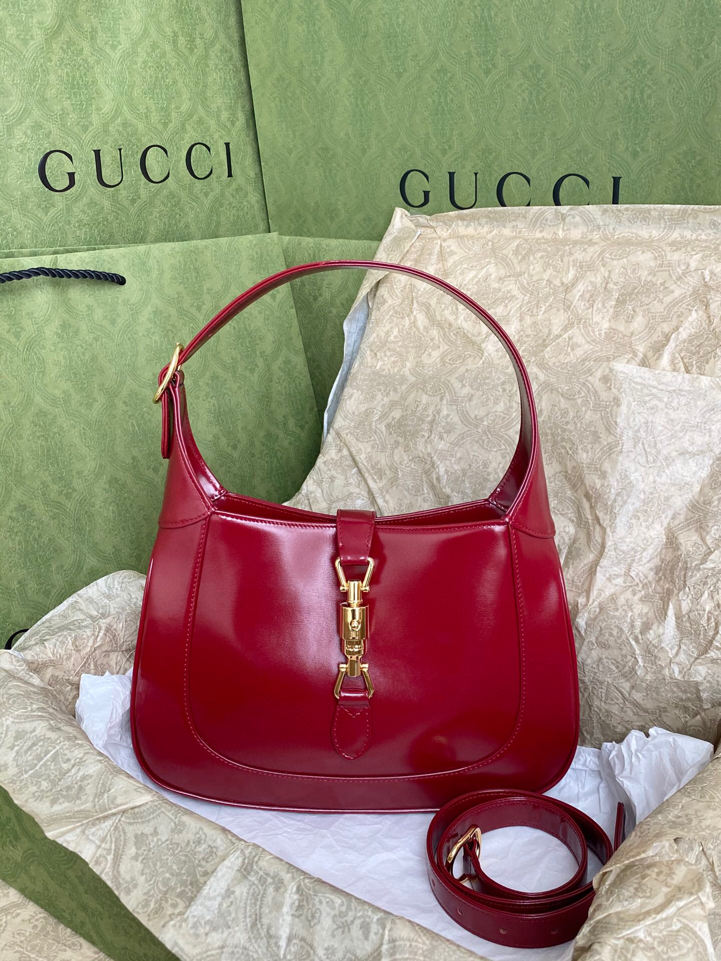 구찌 Gucci 636709 Jackie [재키 1961] 스몰 백 28cm