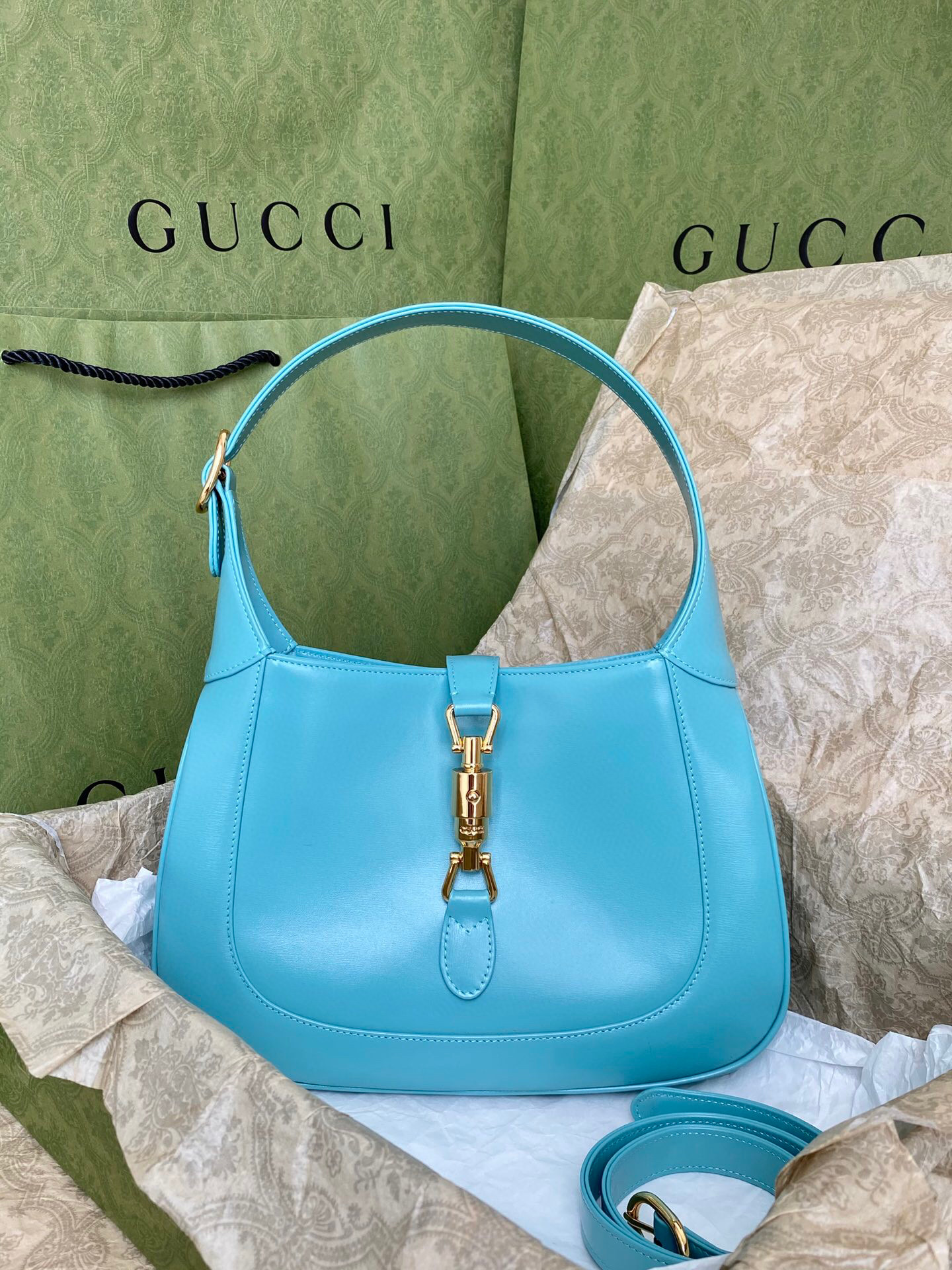 구찌 Gucci 636709 Jackie [재키 1961] 스몰 백 28cm