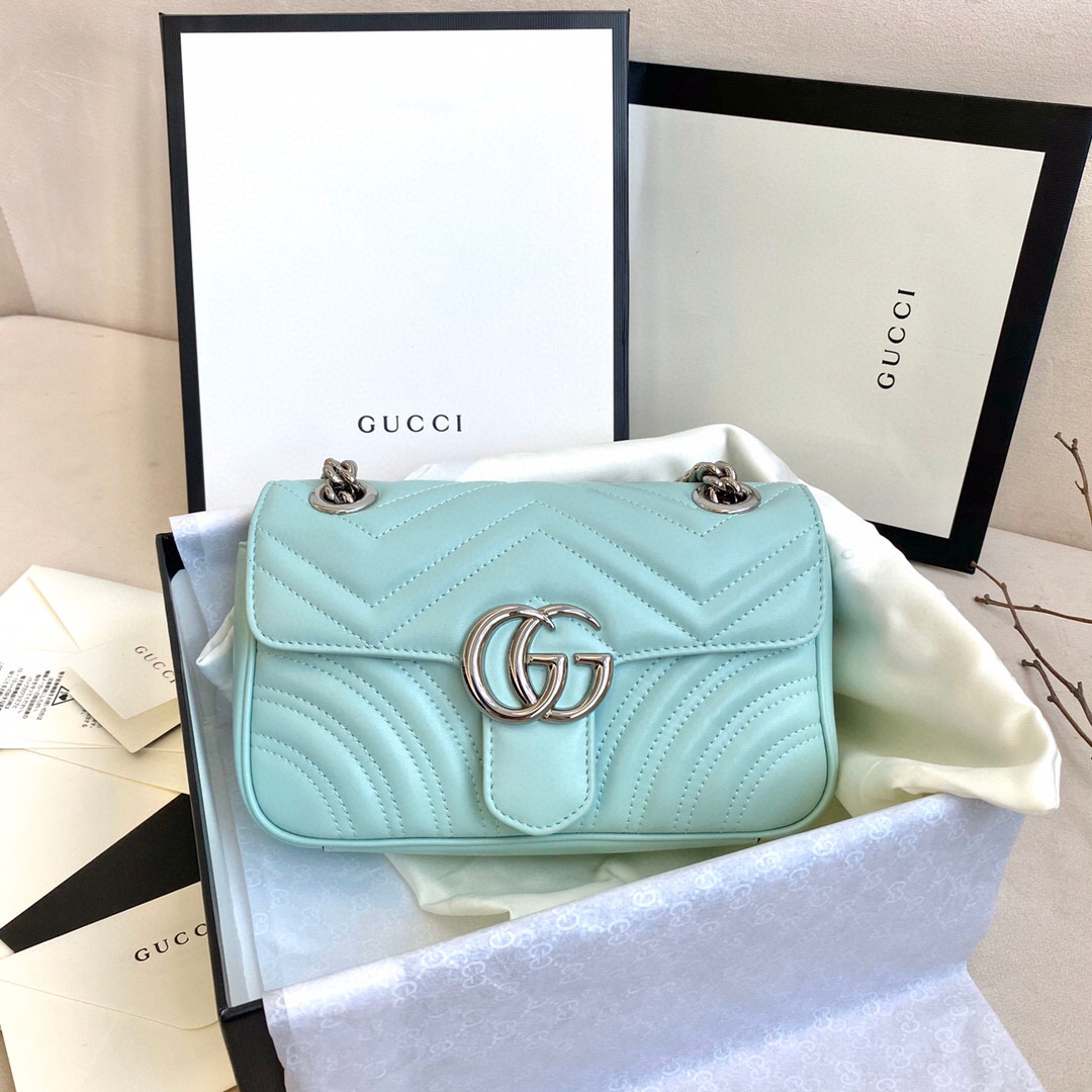 구찌 Gucci 446744 Marmont 미니 숄더백 22cm