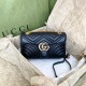 구찌 Gucci 443497 Marmont 스몰 숄더백 블랙 26cm