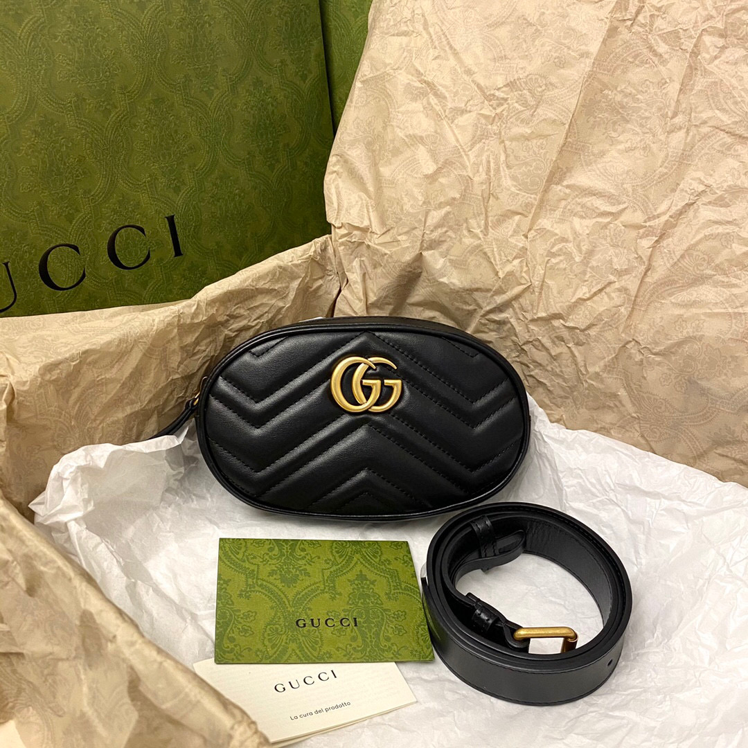 구찌 Gucci 476434 Marmont 벨트 백 18cm