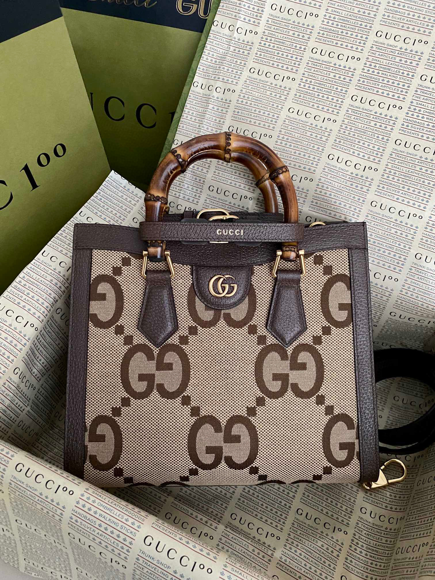 구찌 Gucci 660195 Diana [구찌 다이애나] 점보 GG 스몰 토트백 27cm