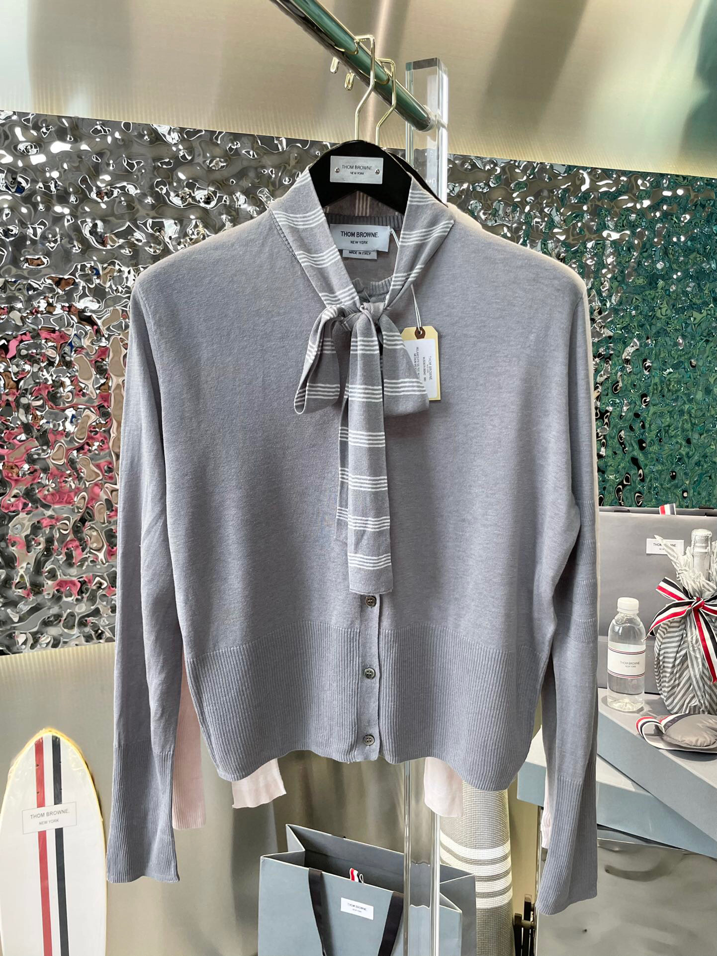 톰브라운 Thom Browne 가디건 그레이