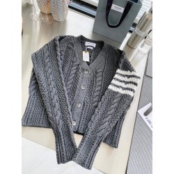 톰브라운 Thom Browne 가디건 다크 그레이