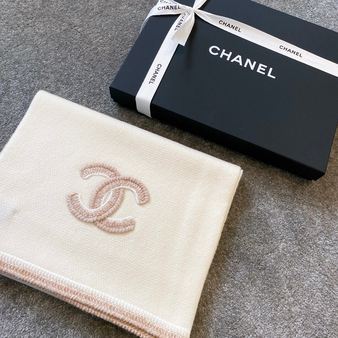 샤넬 CHANEL 스카프 캐시미어 베이지