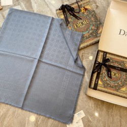 디올 Dior 스카프 블루 140cm