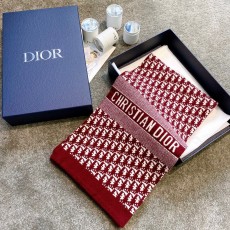 디올 DIOR 스카프 캐시미어 레드와인