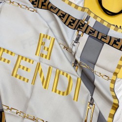 펜디 FENDI 스카프 그레이 90cm