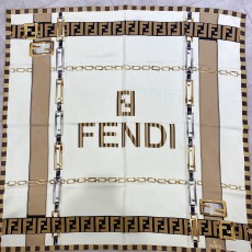 펜디 FENDI 스카프 살구 색 90cm