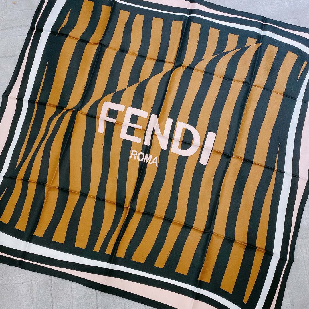 펜디 FENDI PEQUIN 스카프 핑크 90cm