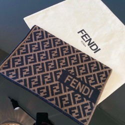 펜디 FENDI 스카프 캐시미어 카 색