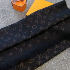 루이비통 LouisVuitton 스카프 캐시미어 블랙