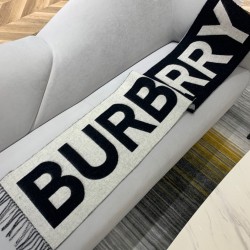 버버리 Burberry 양면 스카프 캐시미어 블랙