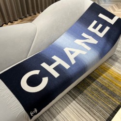 샤넬 CHANEL 스카프 캐시미어 블루