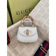 구찌 Gucci 686864 Bamboo Aria 뱀부 미니 탑 핸들백 17cm