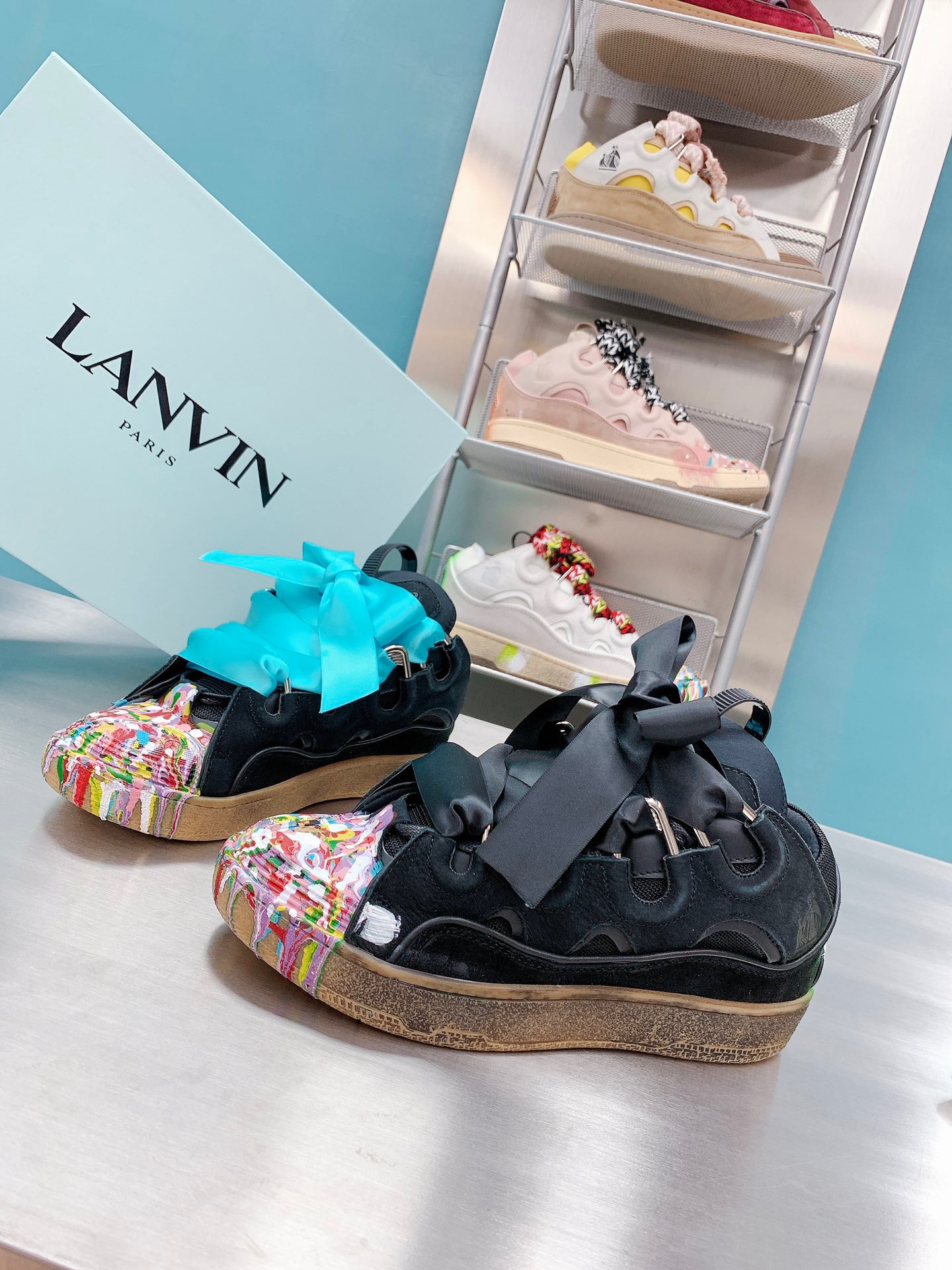 LANVIN CURB 스니커즈