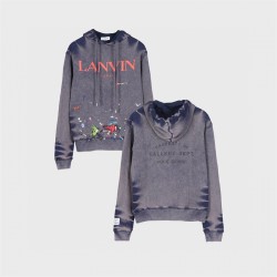 파도 가 범 LANVIN 후드티셔츠