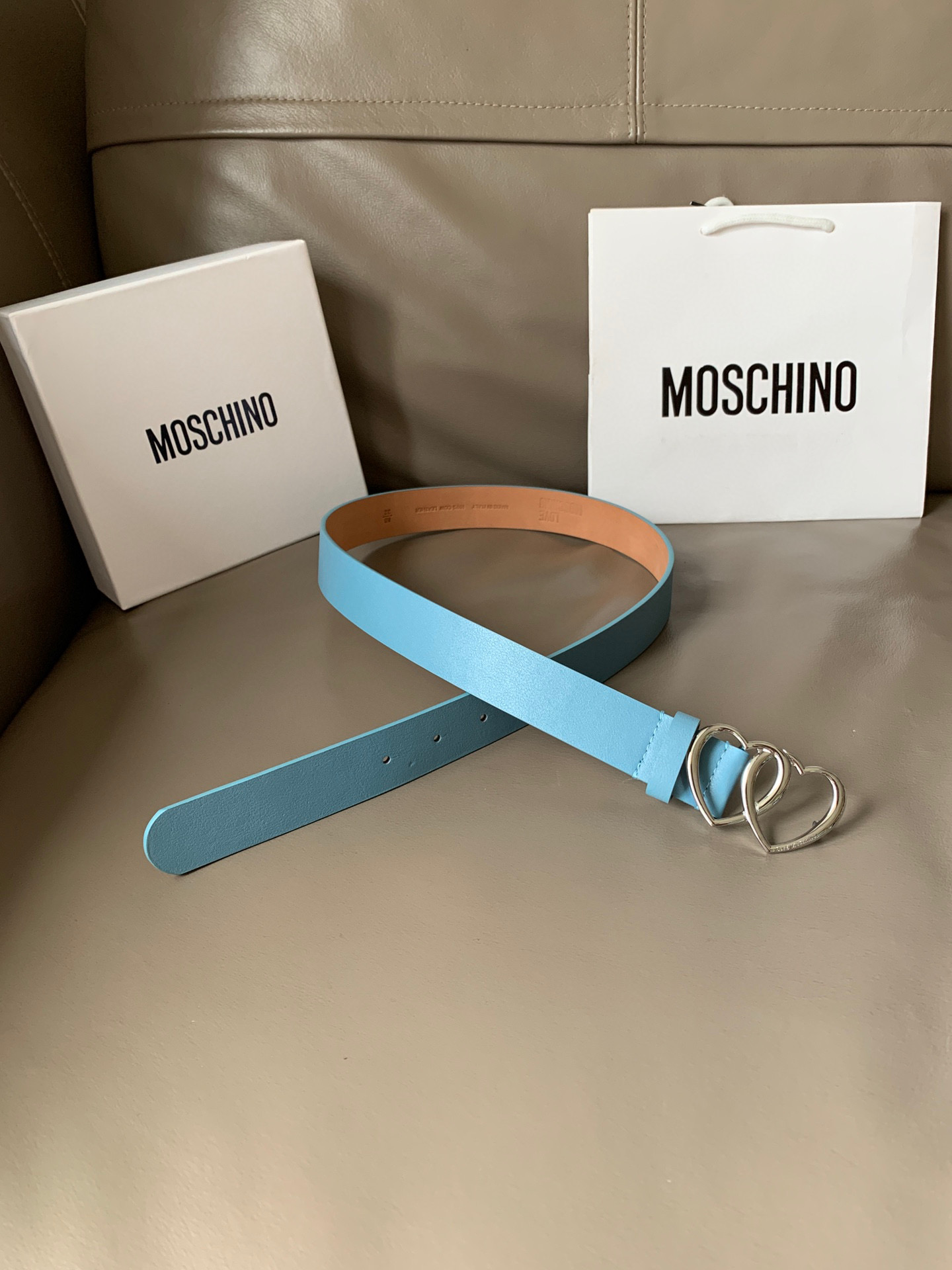 LOVE MOSCHINO 벨트 30mm