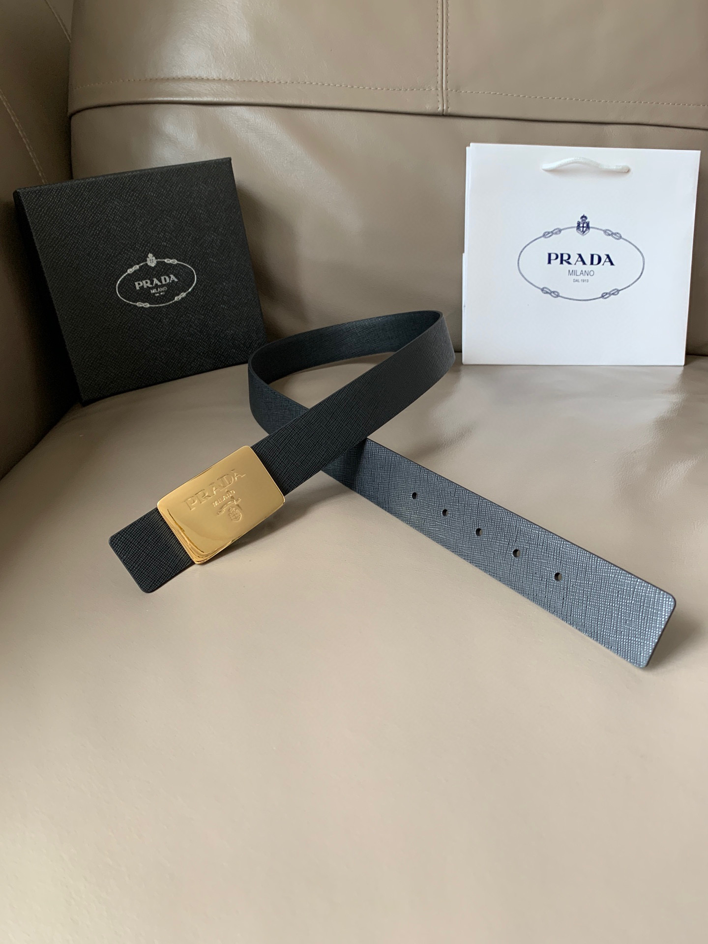 프라다 Prada 벨트 34mm