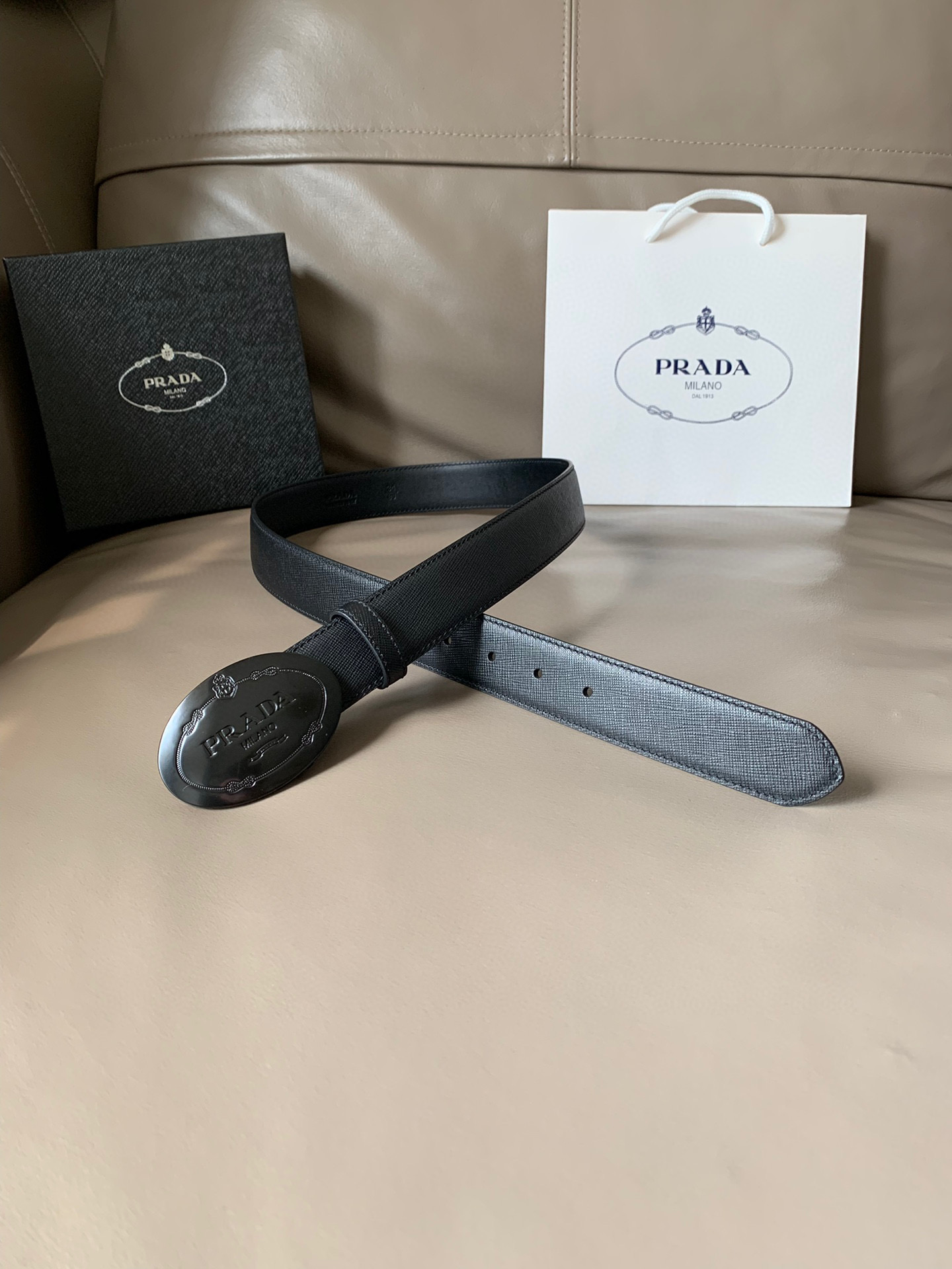 프라다 Prada 벨트 34mm