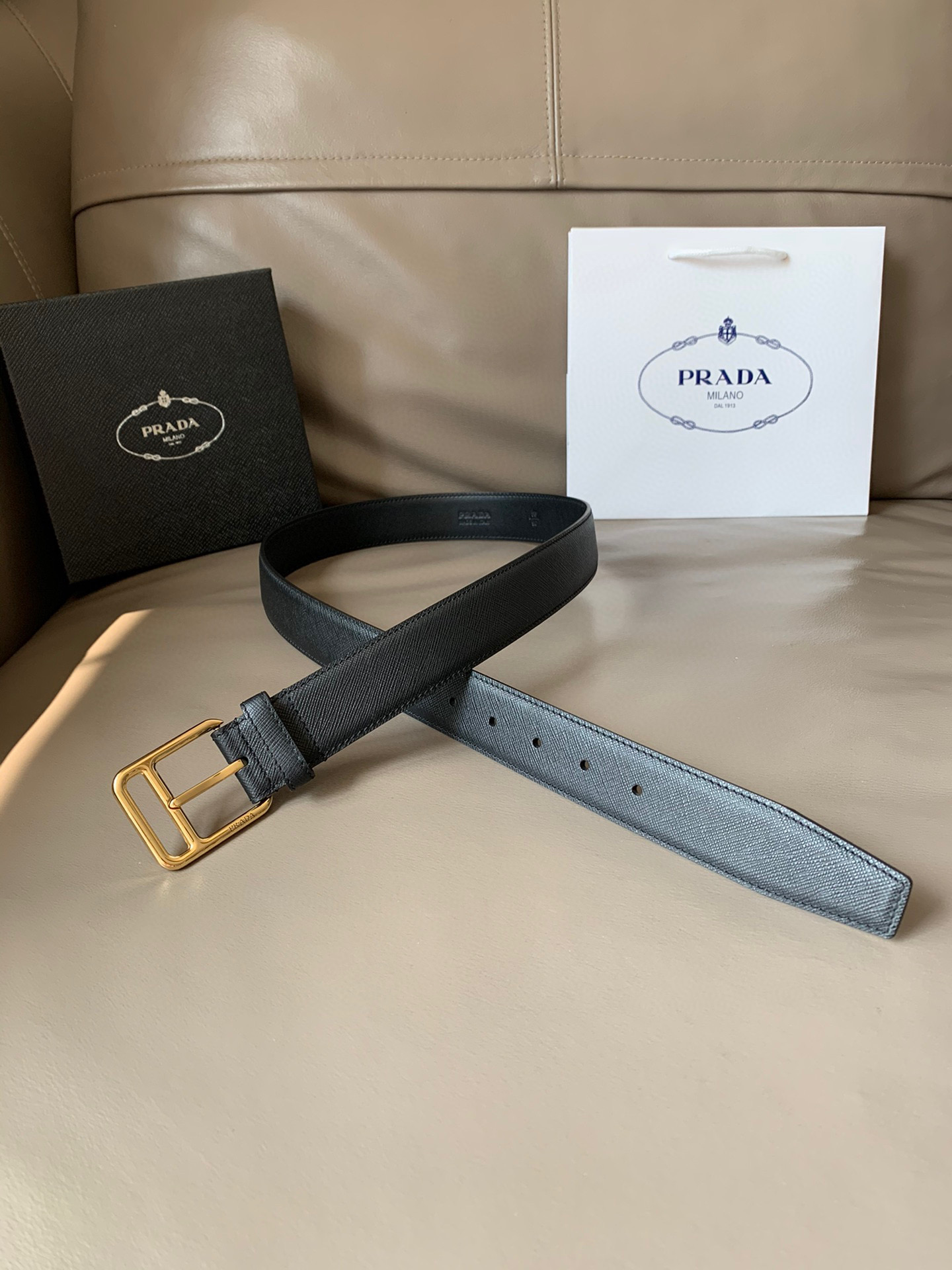 프라다 Prada 벨트 34mm