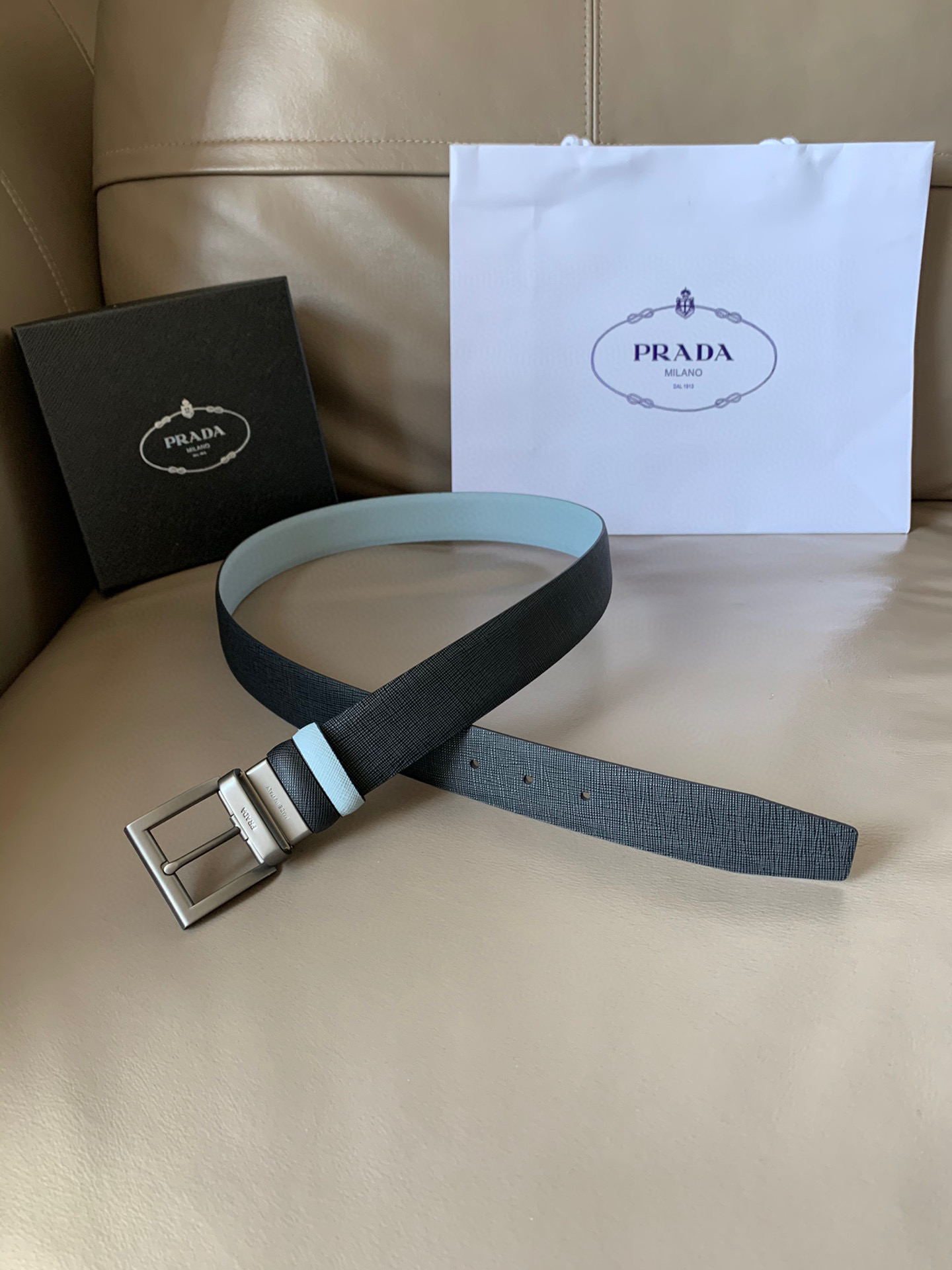 프라다 Prada 벨트 35mm