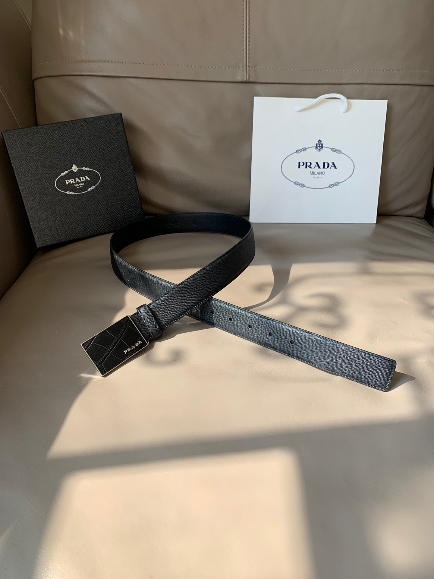 프라다 Prada 벨트 34mm