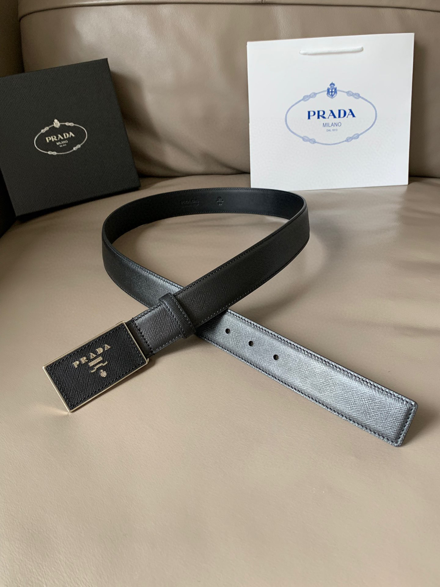 프라다 Prada 벨트 34mm