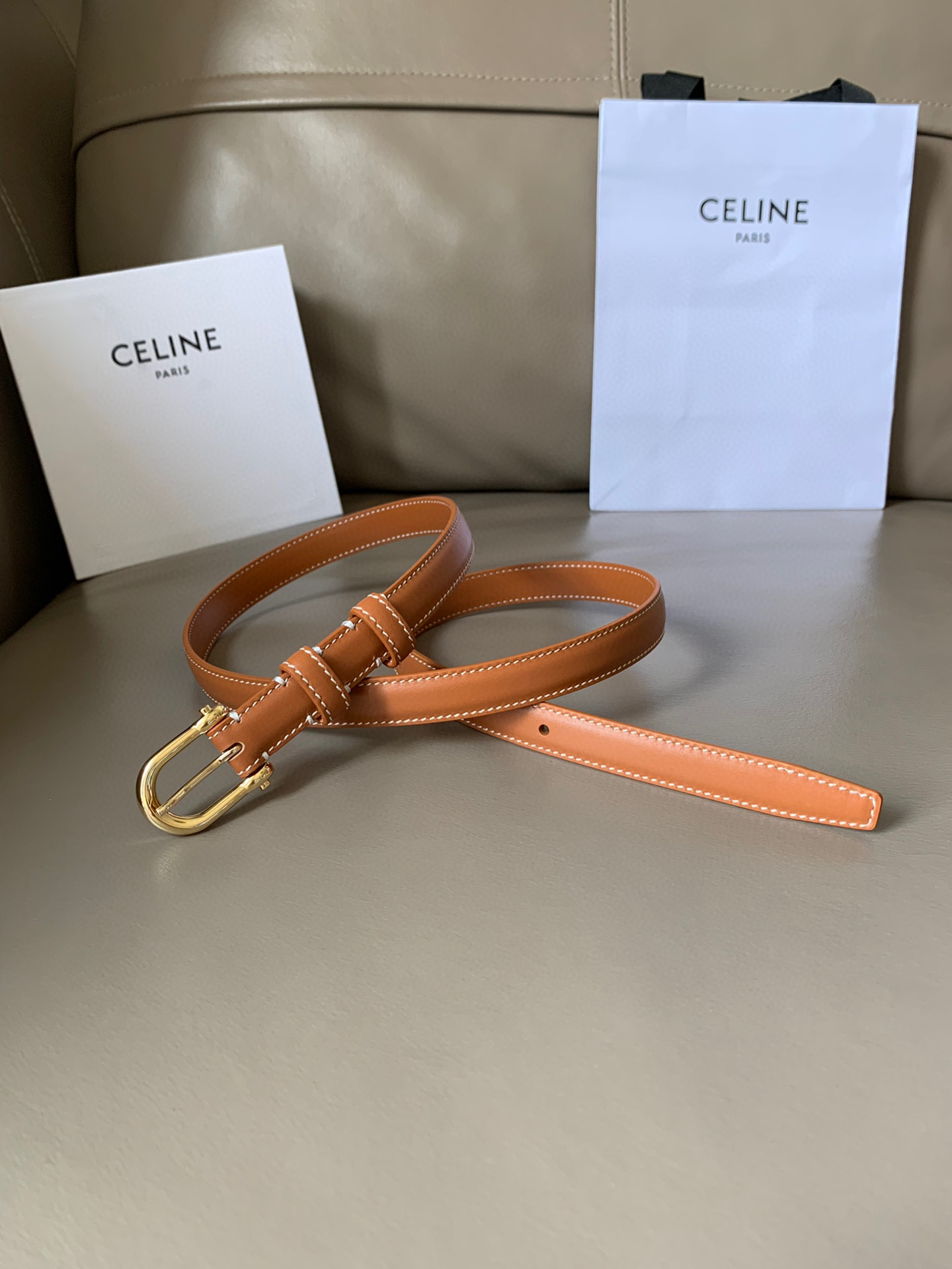 셀린느 CELINE 벨트 18mm