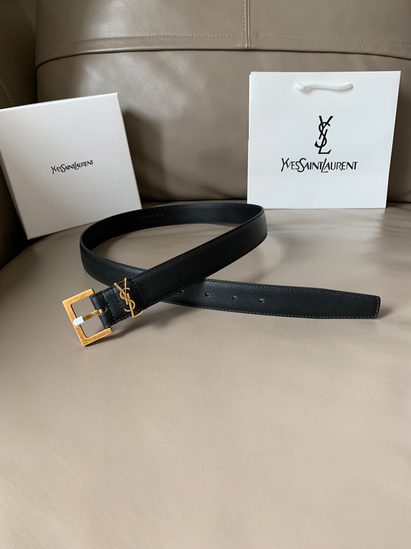 생로랑 Saint Laurent 벨트 30mm