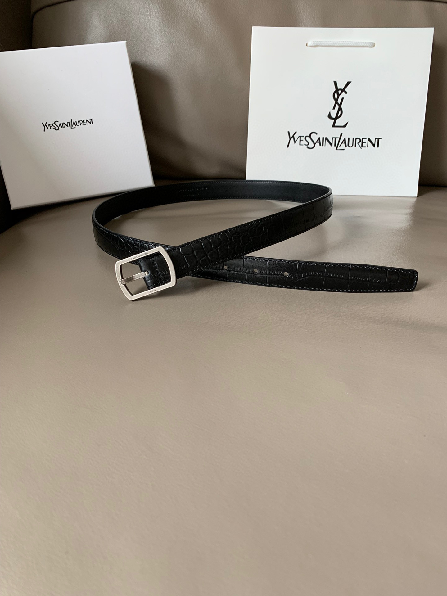 생로랑 Saint Laurent 벨트 25mm
