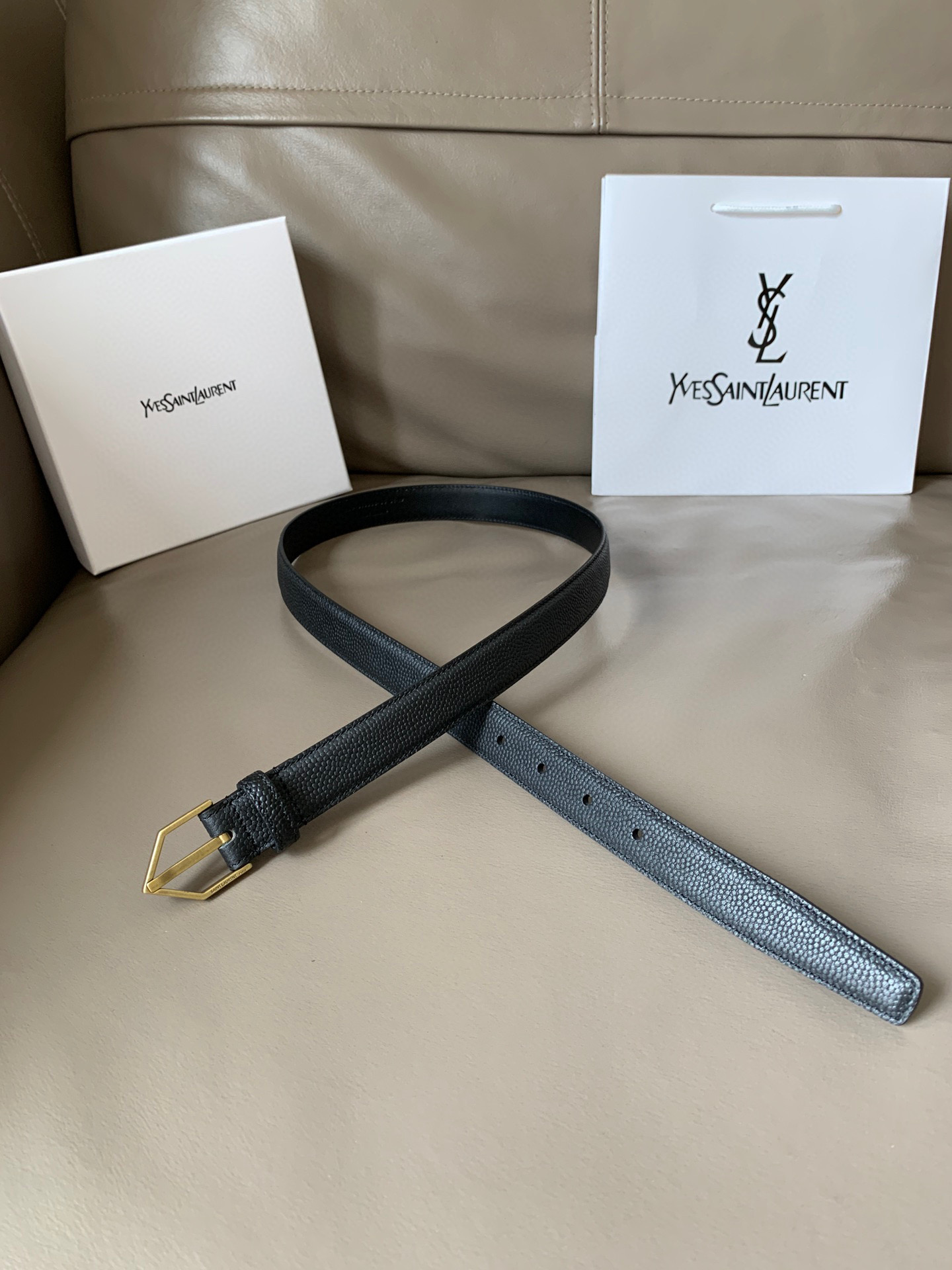 생로랑 Saint Laurent 벨트 25mm