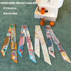 에르메스 Hermes 실크 86*5cm