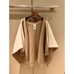 버버리 Burberry 울 캐시미어 후드 케이프  123*132cm