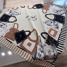 디올 Dior 스카프 마젠타 Scarf 90*90cm